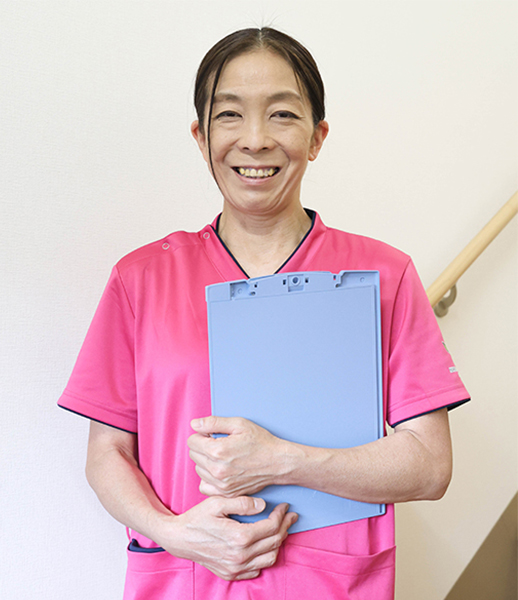 “助け合い”を胸に、利用者様の笑顔を支える看護師